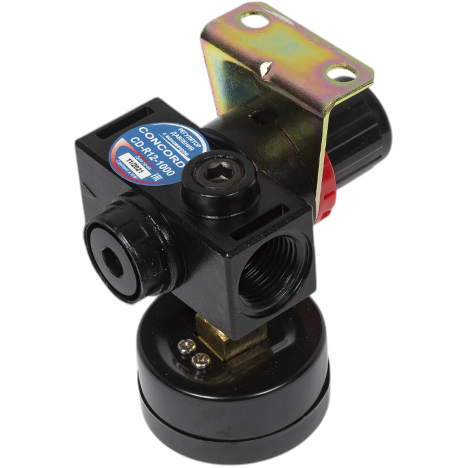 Регулятор давления с манометром Concorde CD-R12-1000