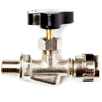 Кран игольчатый Concorde KI14-BVG (байонет с гайкой- нар. резьба 1/4")